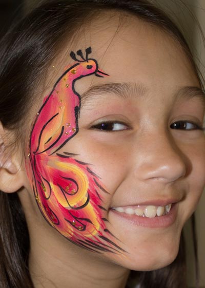 Face painting by Auntie Stacey
