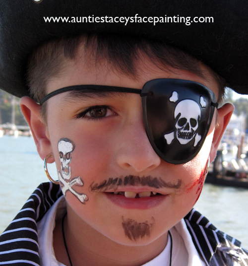 pirate boy by Auntie Stacey's Face Painting