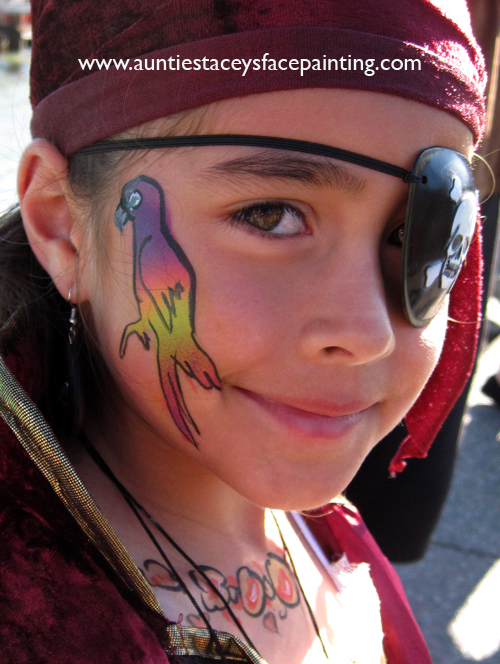 pirate girl by Auntie Stacey's Face Painting