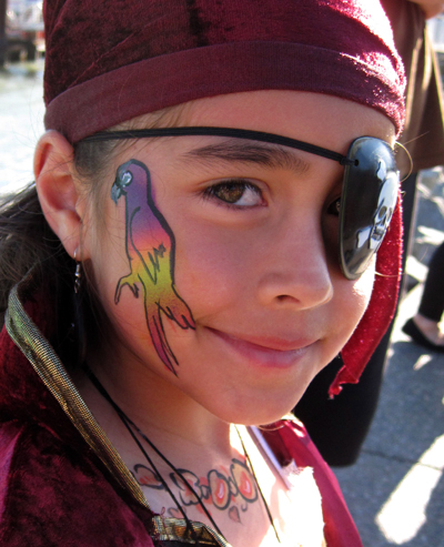 Pirate girl by Auntie Stacey's Face Painting