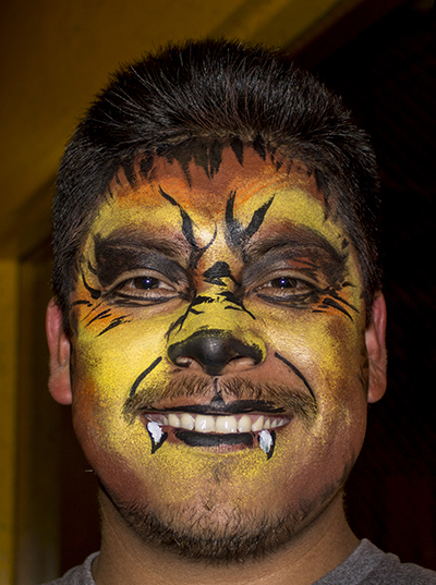 Werewolf Man by Auntie Stacey's face painting