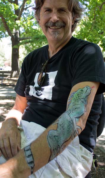 Iguana Arm by Auntie Stacey's Face Painting