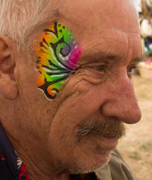 face painting by Auntie Stacey