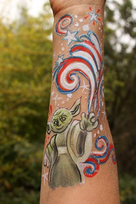 face and body painting by Auntie Stacey