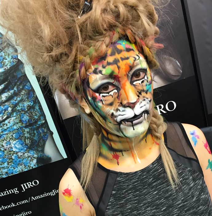 Face paint by the Amazing Jiro
