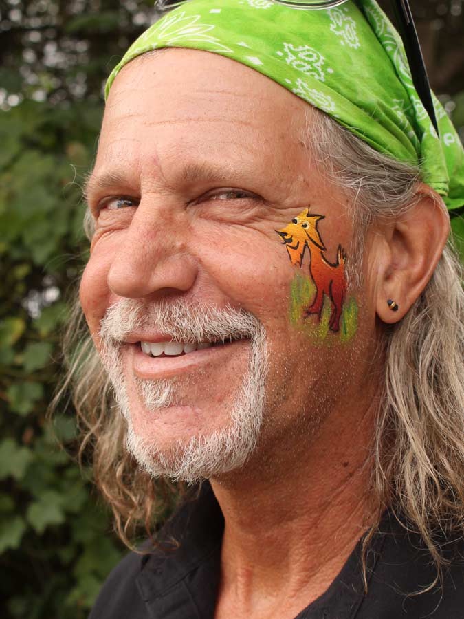 Goat face paint by Auntie Stacey's Face Painting, Sonoma, Marin, Napa county Sonoma County face painter