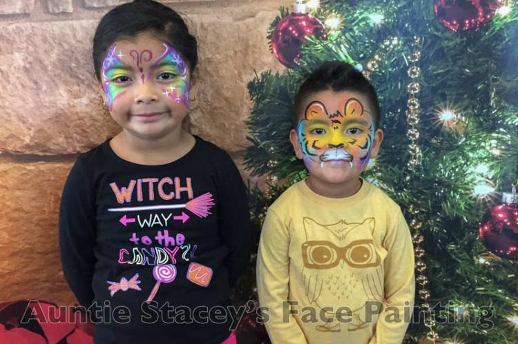 Auntie Stacey's Face Painting, balloon twisting, children's entertainment, party, kids, clown, fun, San Francisco Bay Area face painter