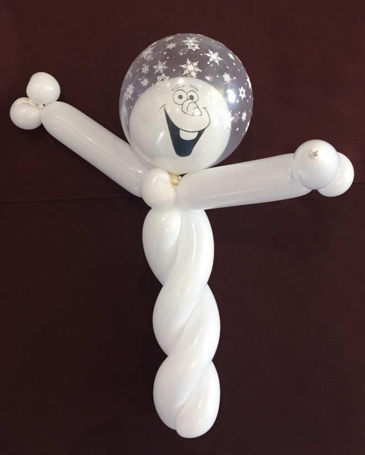 Olaf snowman balloon by Auntie Stacey 415-246-1227