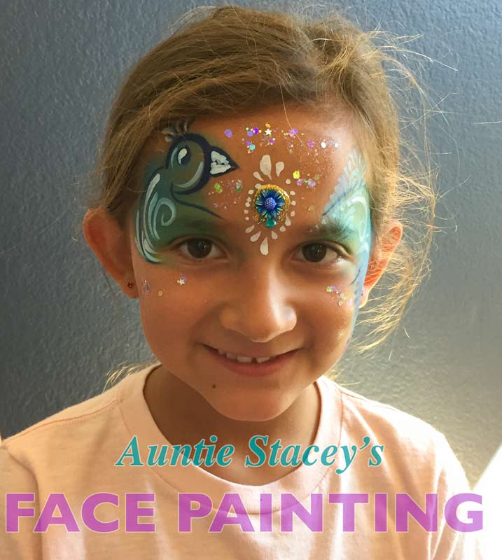 face paint by Auntie Stacey's Face Painting, Aunty Stacey, Aunt Stacy, Sonoma county, Santa Rosa, Petaluma, Sebastopol, Windsor, Kenwood, Wine Country, SF Bay area, balloons