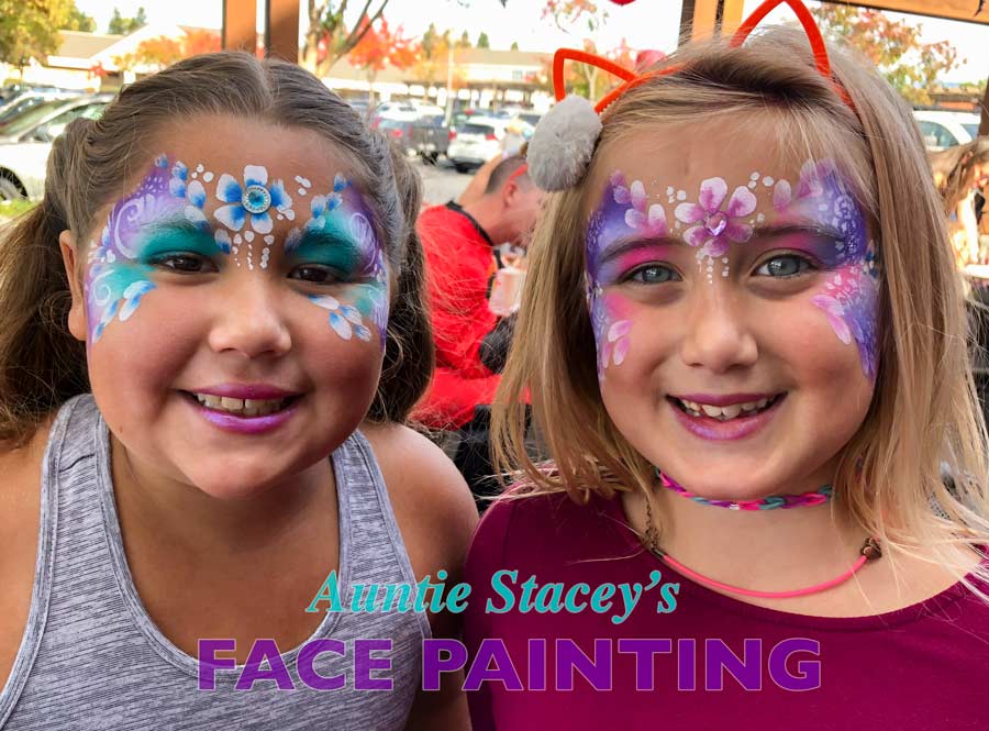 Auntie Stacey's Face Painting, Aunty Stacey, Aunt Stacy, Sonoma county, Santa Rosa, Petaluma, Sebastopol, Windsor, Kenwood, Wine Country, SF Bay area, balloons
