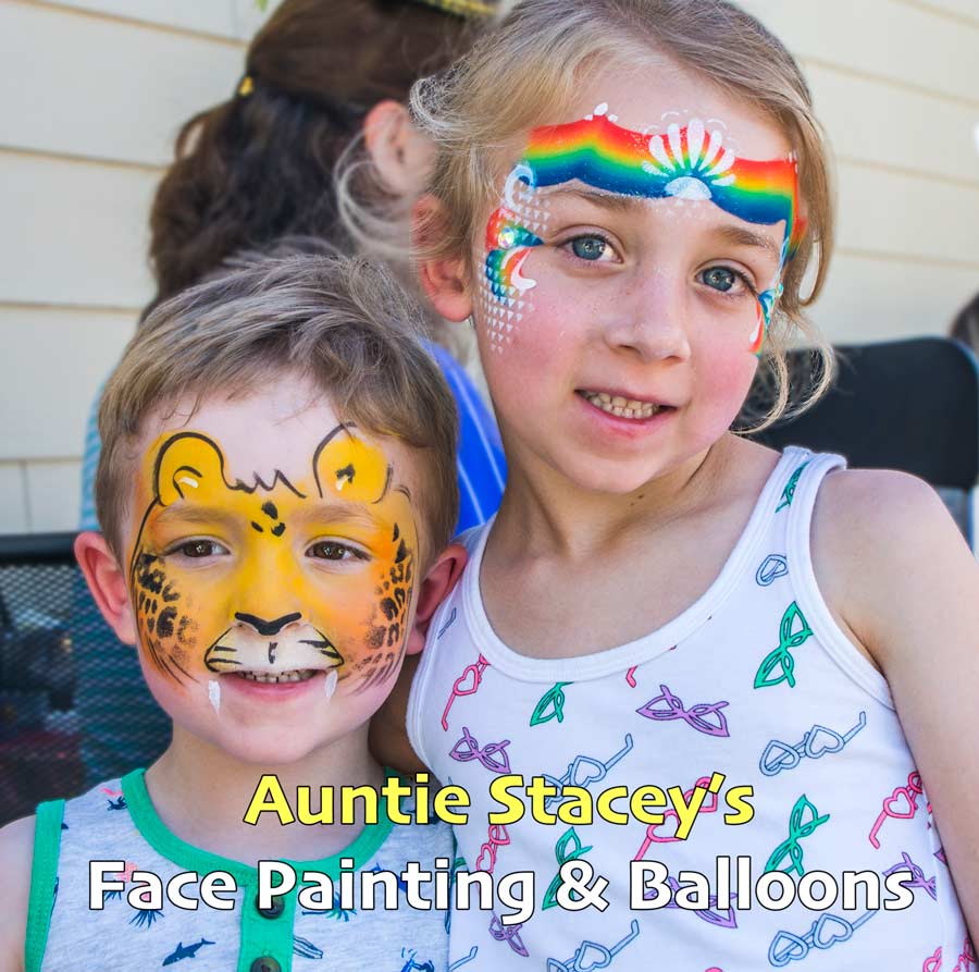 face paint Auntie Stacey's Face Painting, Aunty Stacey, Princess face paint by Aunt Stacy, Sonoma county, Santa Rosa, Petaluma, Sebastopol, Cloverdale, Novato, Sebastopol, Guerneville, Wine Country, SF Bay area, balloons