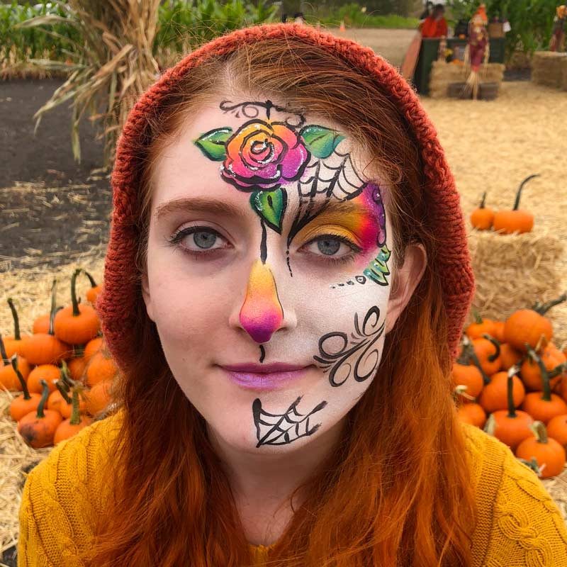 Sugar Skull by Auntie Stacey's Face Painting