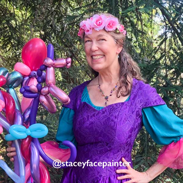 Princess balloons By Auntie Stacey's Face Painting