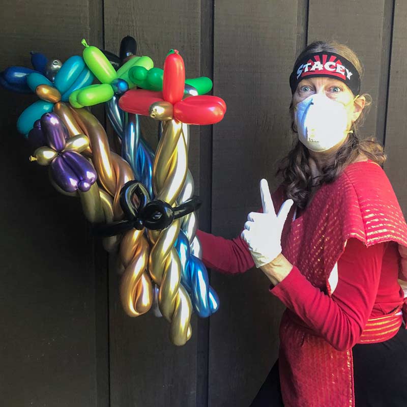 Sword balloons By Auntie Stacey's Face Painting