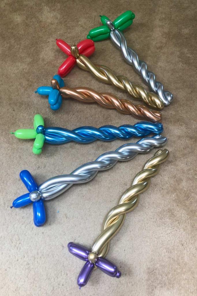 sword balloons By Auntie Stacey's Face Painting