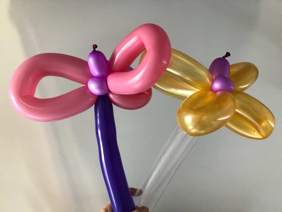 balloon butterflies by Auntie Stacey's Face Painting and Balloon Twisting, Sebastopol, CA